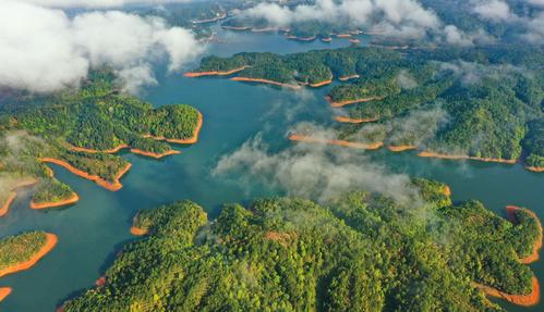 江西会昌湘江源省级自然保护区石壁坑水库