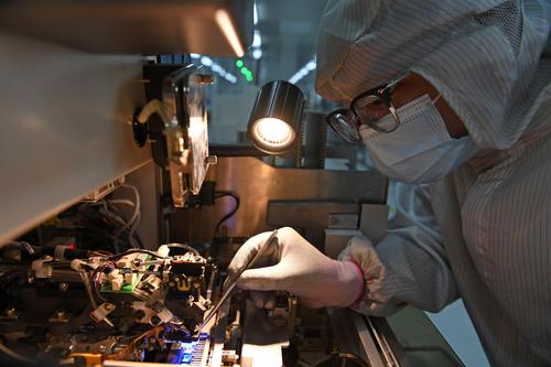 安徽马鞍山国产芯片生产线配图