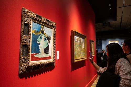 上海举办中国嘉德2021秋季精品展莫奈毕加索真迹展出